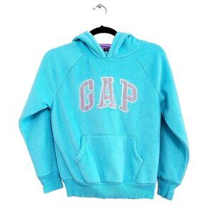 Gap Kids Fleece Hoodie Girls Size XL Blue Purple Long Sleeve Hooded  Sweatshirt